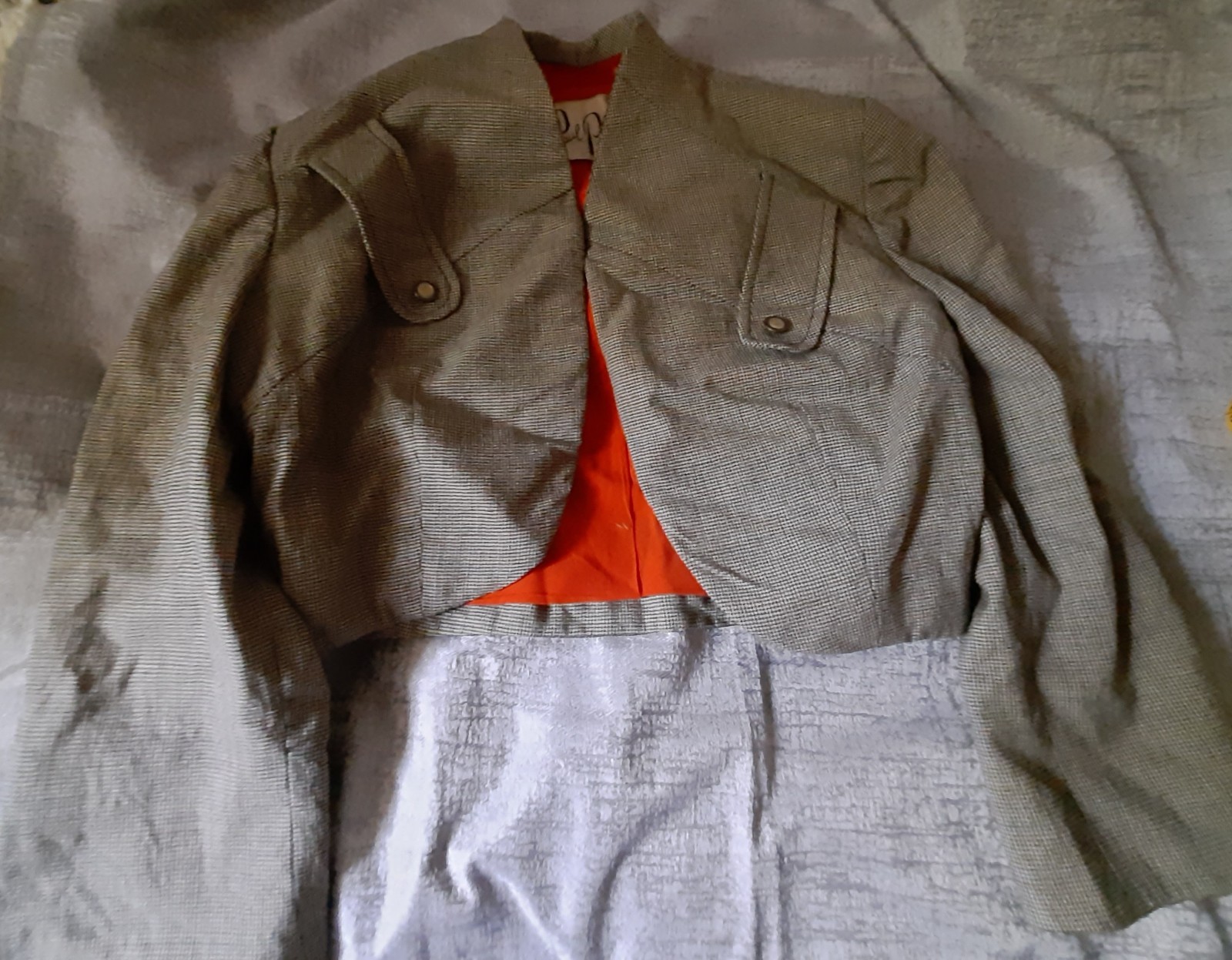 Vtg 1950s Paul Parnes bolero style cropped sport jacket Vtg 1950s Paul Parnes bolero style cropped sport jacket