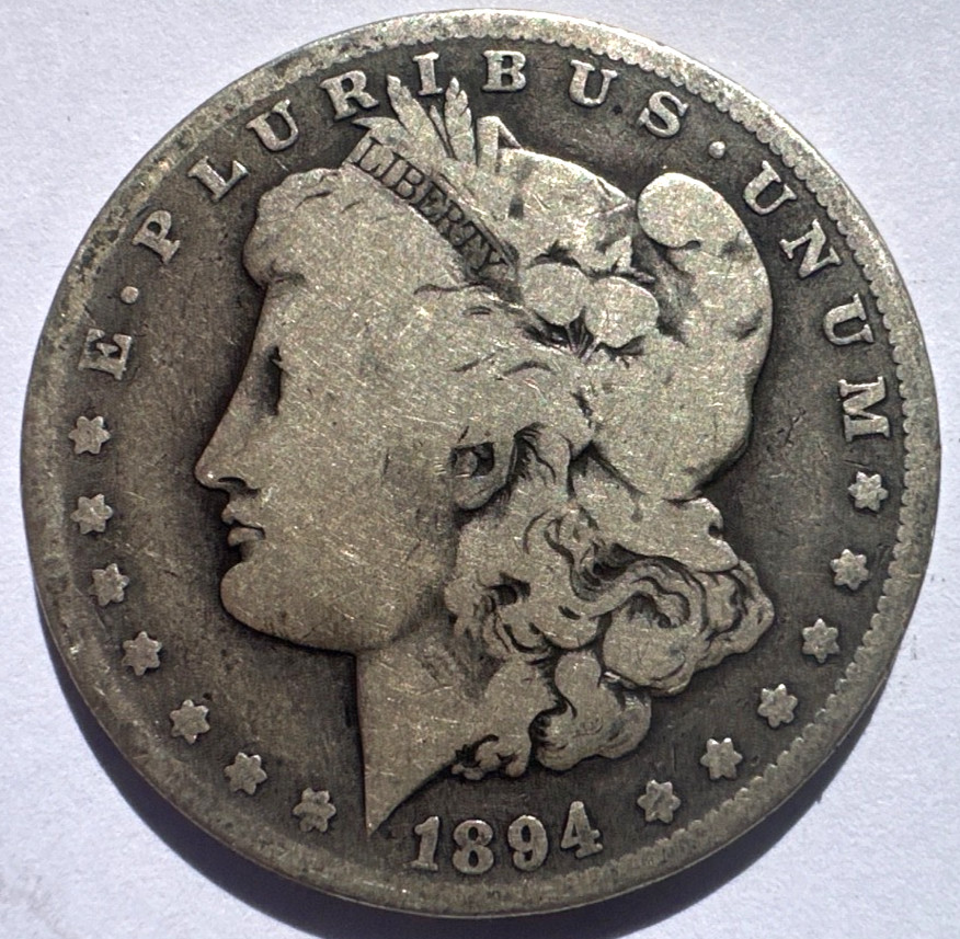 1894 o 90% Silver Morgan Dollar $1