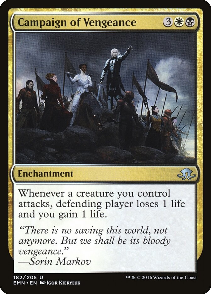 Campaign of Vengeance (182) Eldritch Moon EMN MTG Magic