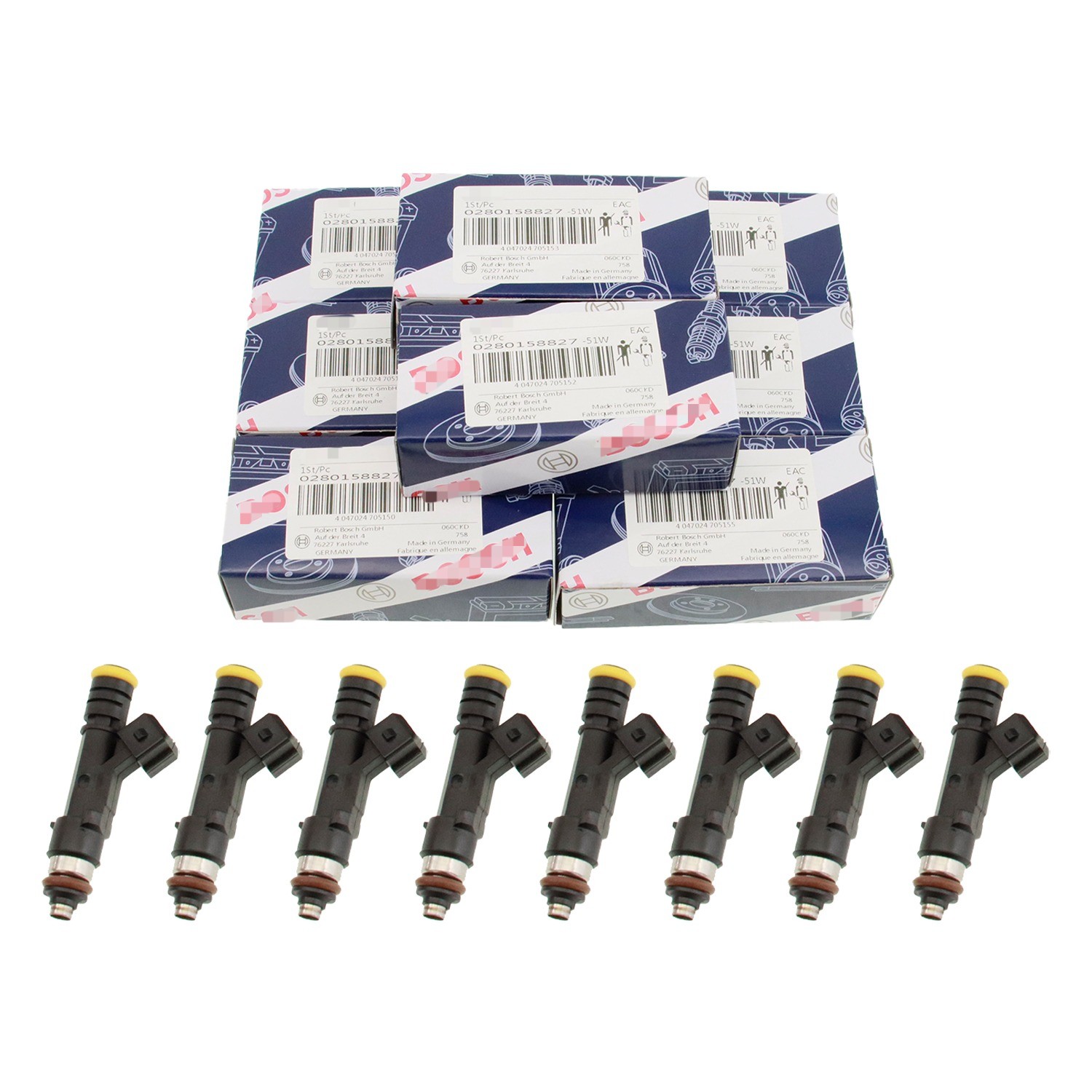  8 Bosch 0280158827 Fuel Injectors EV1 Connector 160LB 1700cc High impedance
