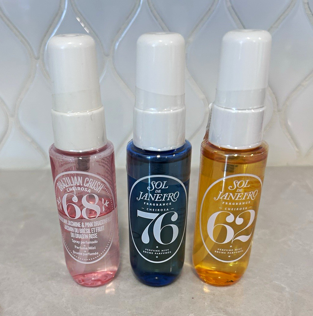 Sol de Janeiro Perfume Mist Trio Set Cheirosa 62 68 76