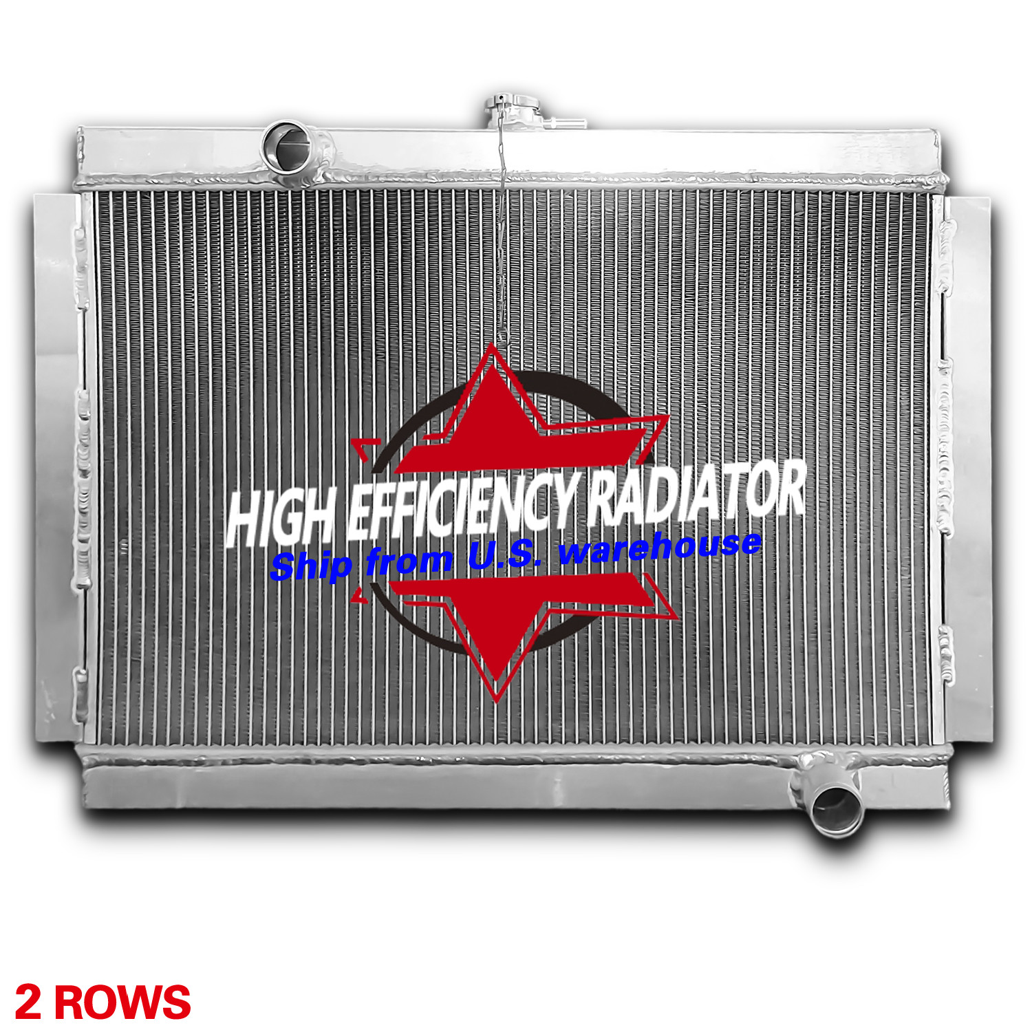 Aluminum Manual Radiator For Nissan 1975-1978 Datsun 280Z / 1978-1983 280ZX 2.8L