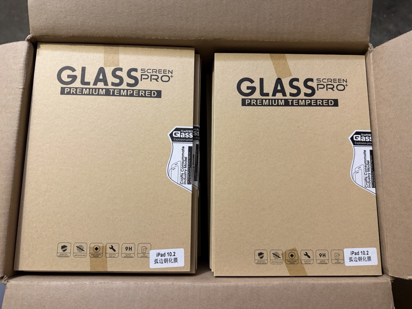 40 LOT iPAD 10.2 IN SCREEN PROTECTORS 9TH/8TH/7TH GEN PREMIUM TEMPERED GLASS 9H