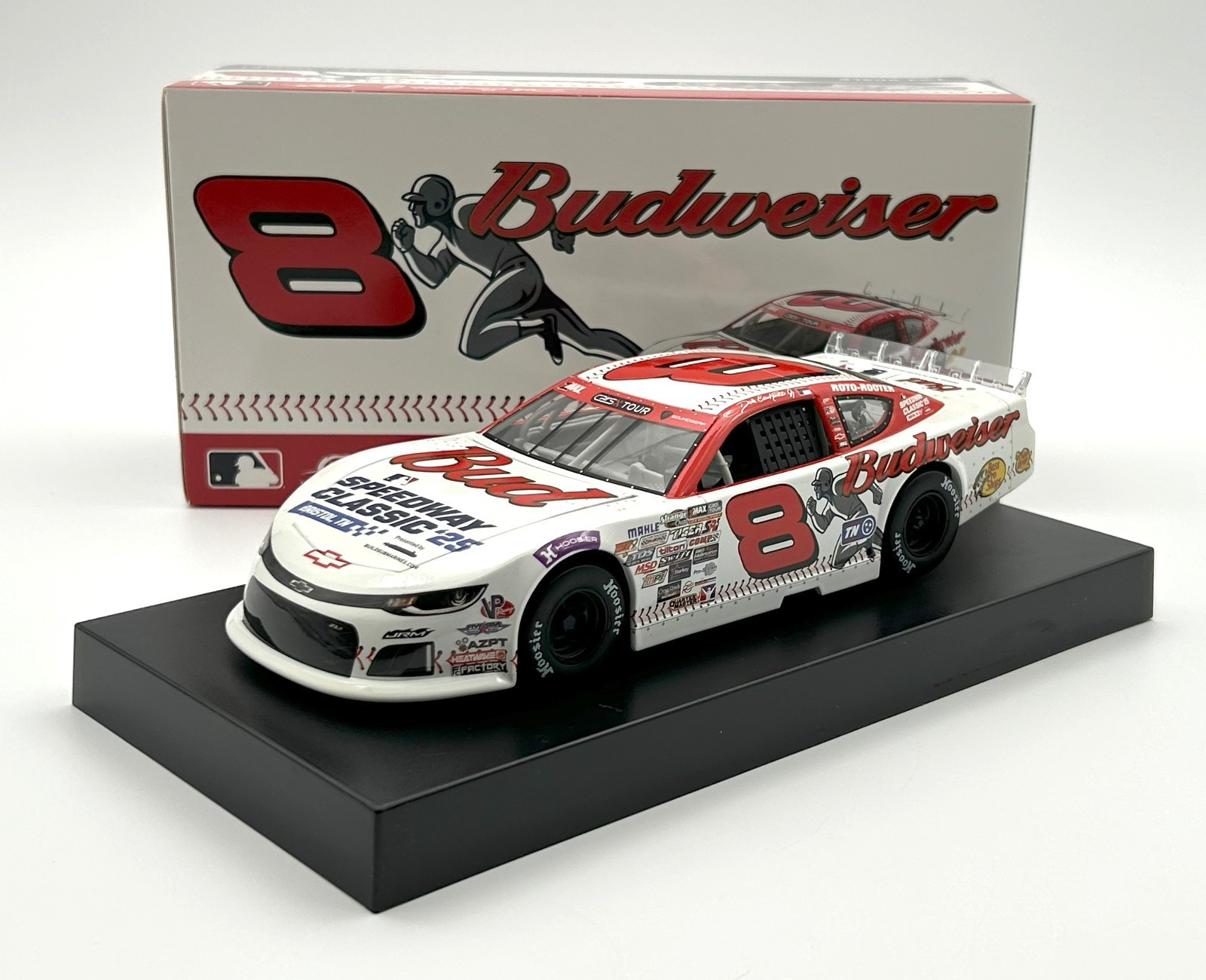 2025 DALE EARNHARDT JR #8 BUDWEISER SPEEDWAY CLASSIC MLB  1/24 CAR