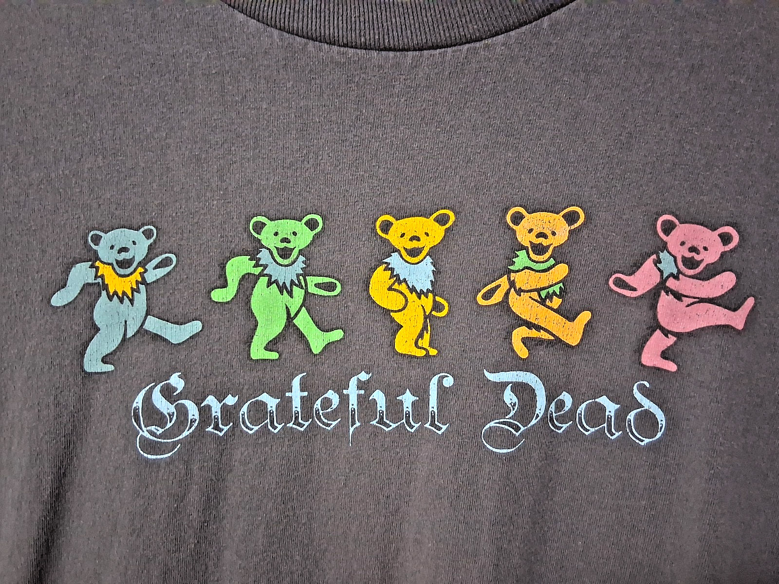 Grateful Dead Dancing Bears Shirt ~ Ripple Junction ~ Large ~ Used