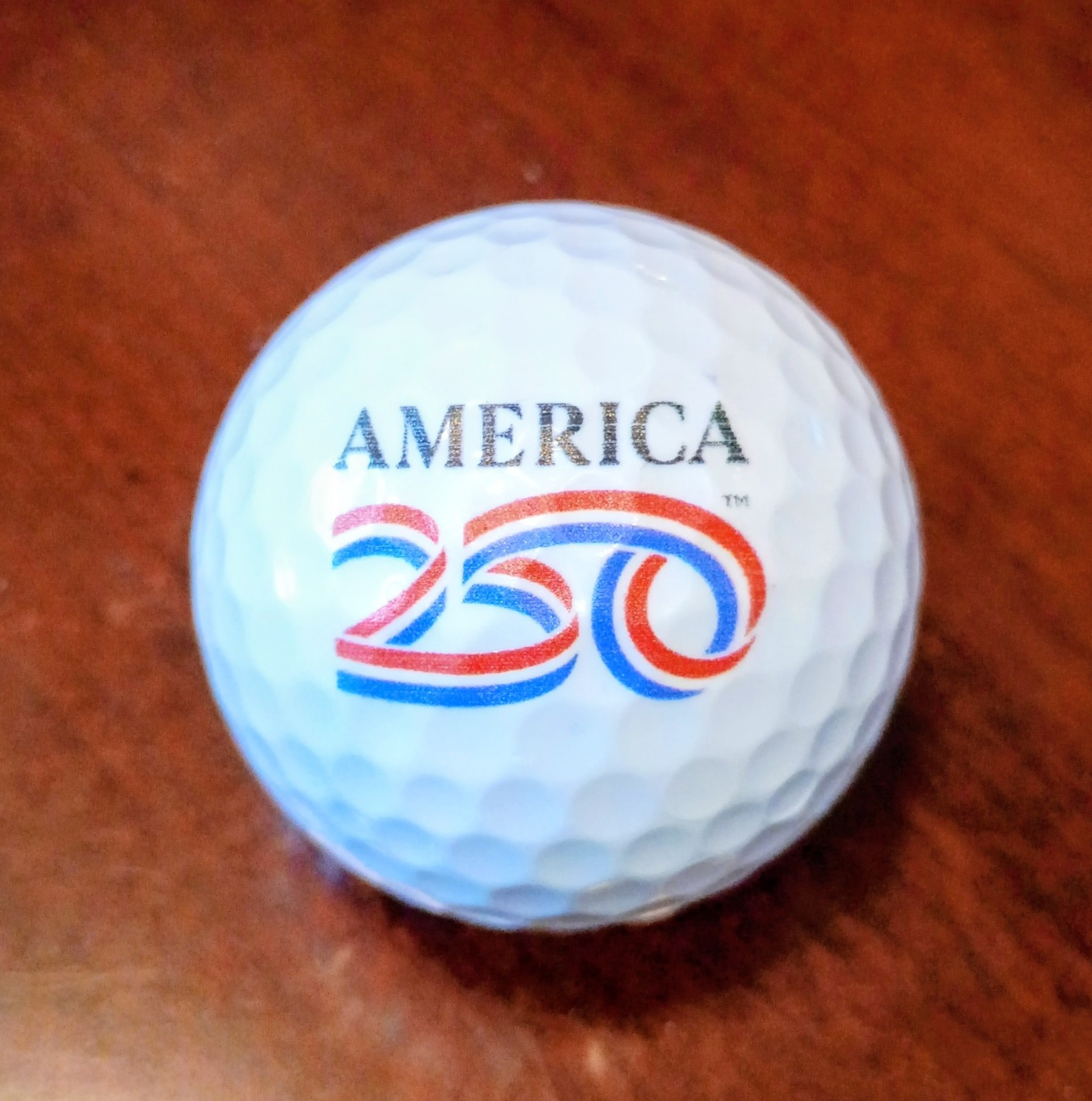 NEW - AMERICA 250 years logo golf ball - WHITE - unbranded - United States NEW - AMERICA 250 years logo golf ball - WHITE - unbranded - United States