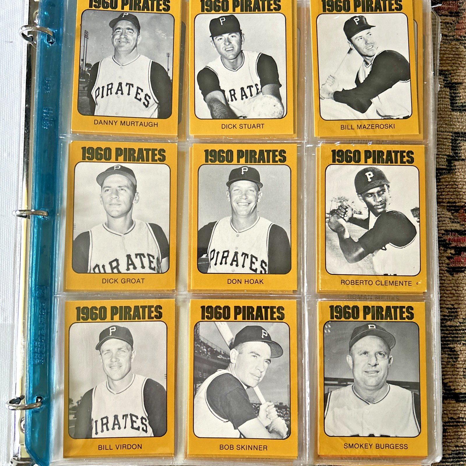 1960 Pittsburgh PIrates World Champions Complete Set of 42 Cards 1979 TCMA