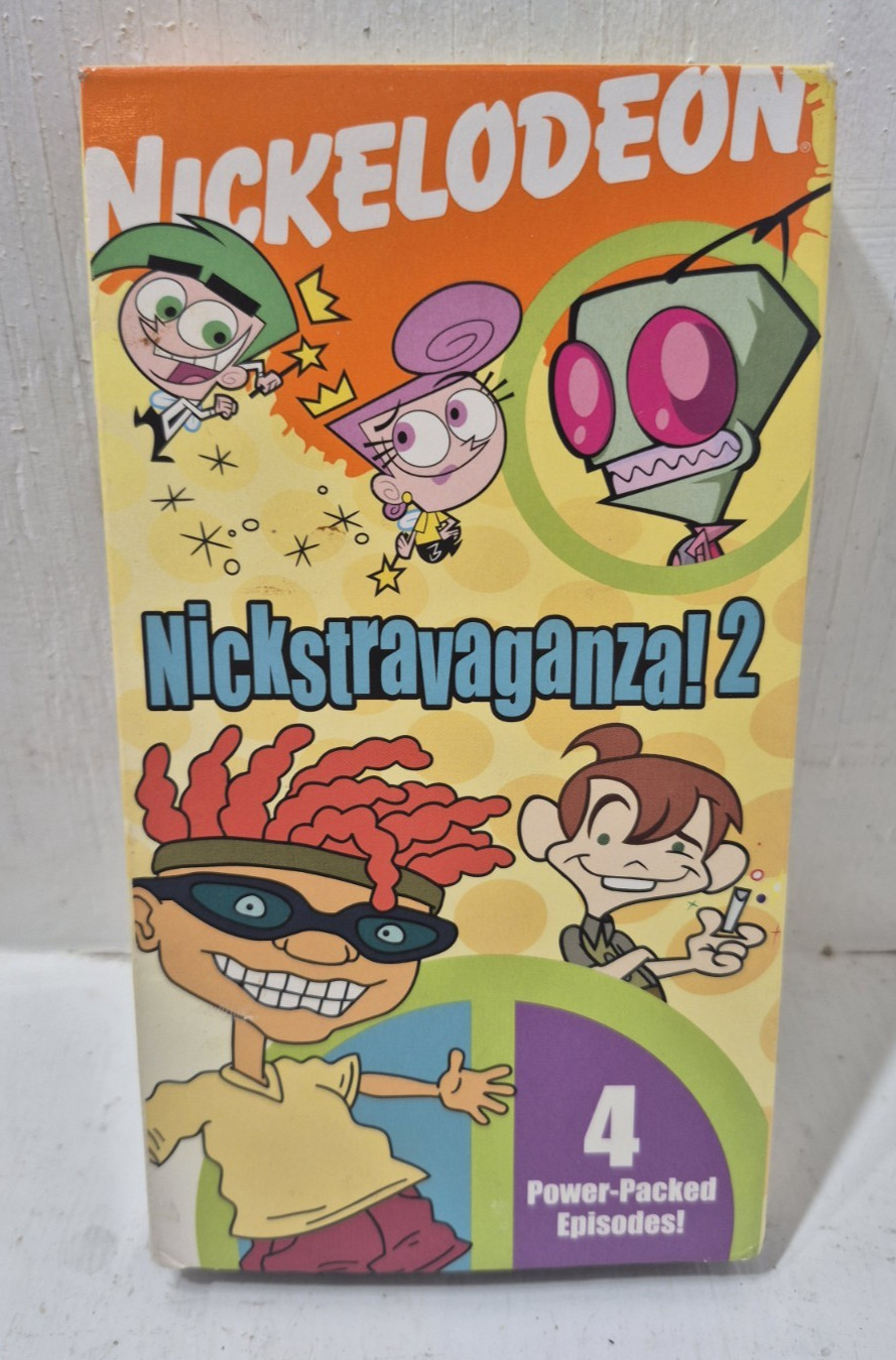 Nickstravaganza 2 VHS Oddparents Invader ZIM Chalkzone Rocket Power Nickelodeon Nickstravaganza 2 VHS Oddparents Invader ZIM Chalkzone Rocket Power Nickelodeon