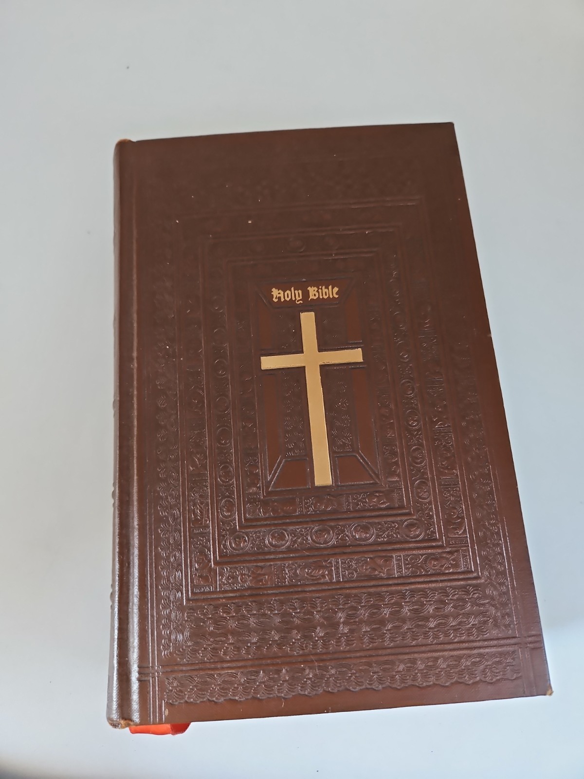 Vintage 1953 Holy Bible Catholic Family Edition John J Crawley Illuminated Art Vintage 1953 Holy Bible Catholic Family Edition John J Crawley Illuminated Art