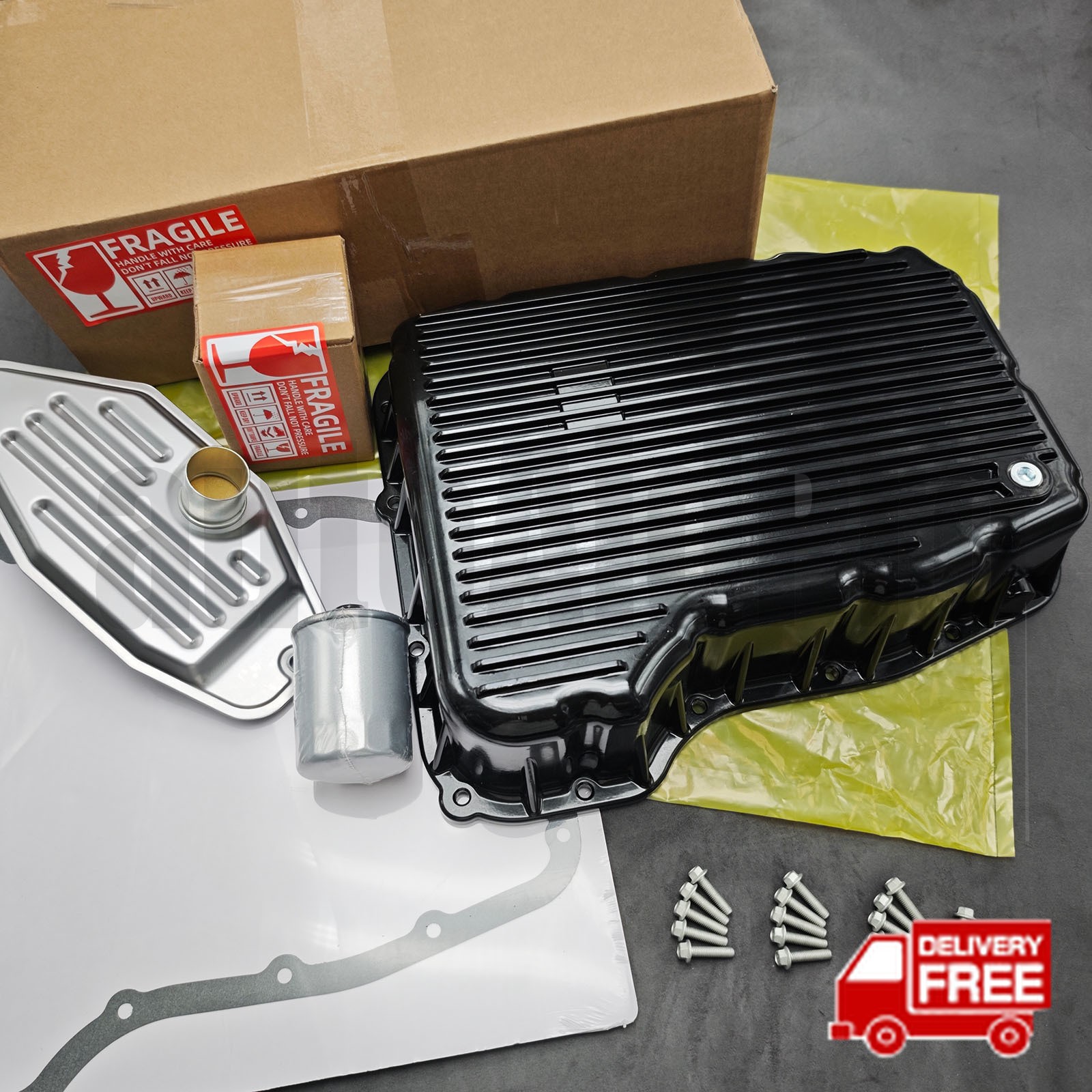 New Transmission Pan 228052120 for Cummins 2007.5-2021 Dodge Ram 6.7L 68RFE