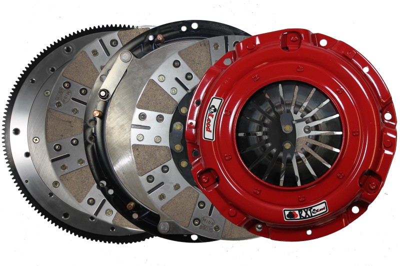McLeod Racing RXT Twin Disc Clutch Kit with Steel Flywheel for Ford Mustang