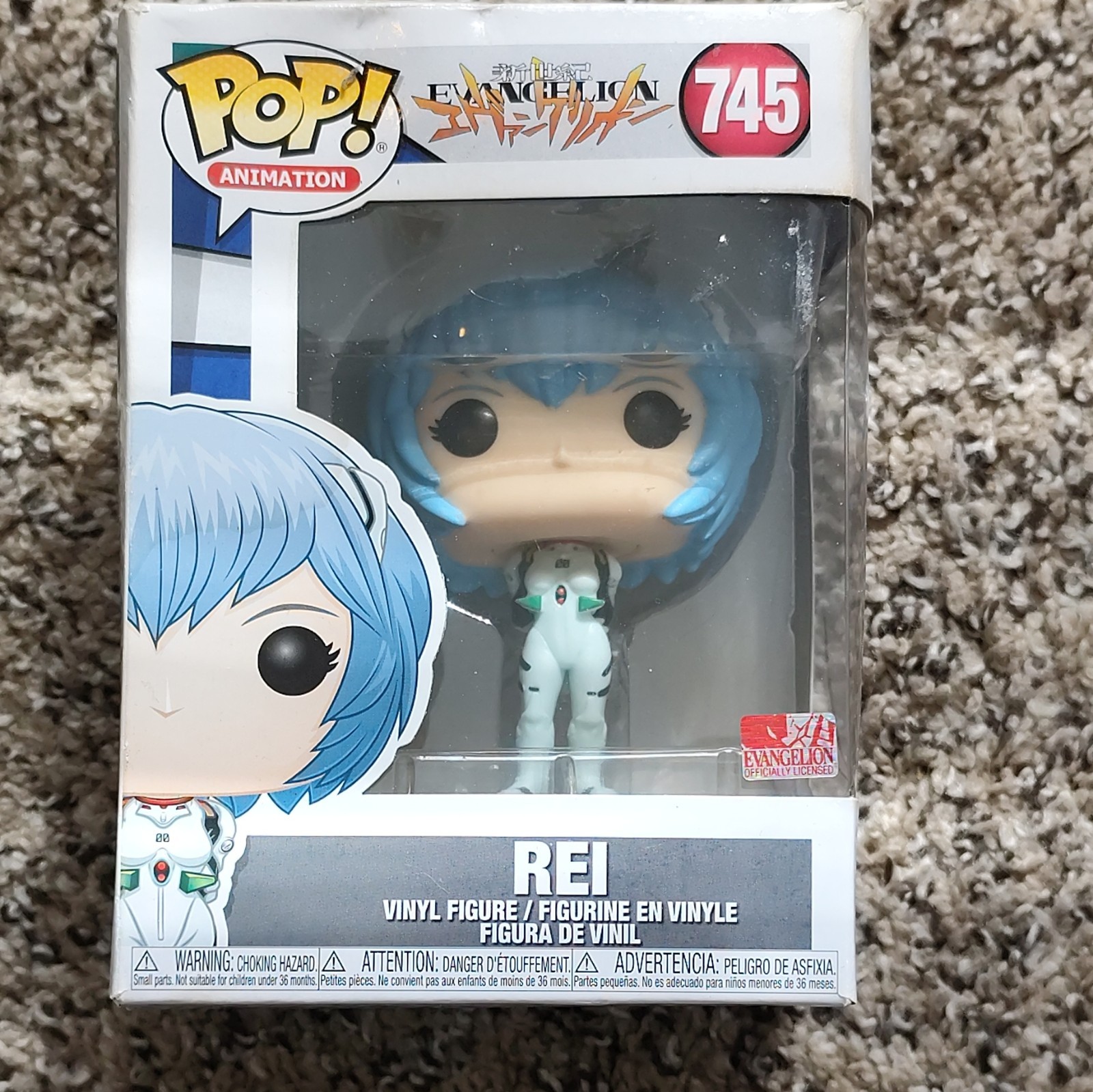 Funko Pop Vinyl: Neon Genesis Evangelion - Rei Ayanami #745 Funko Pop Vinyl: Neon Genesis Evangelion - Rei Ayanami #745