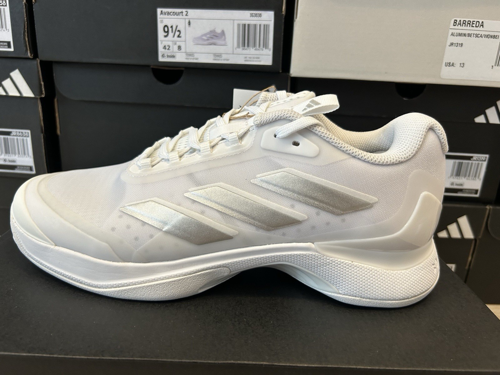 adidas Avacourt 2 Womens Tennis Sneakers Cloud White Pickleball IG3030 adidas Avacourt 2 Womens Tennis Sneakers Cloud White Pickleball IG3030