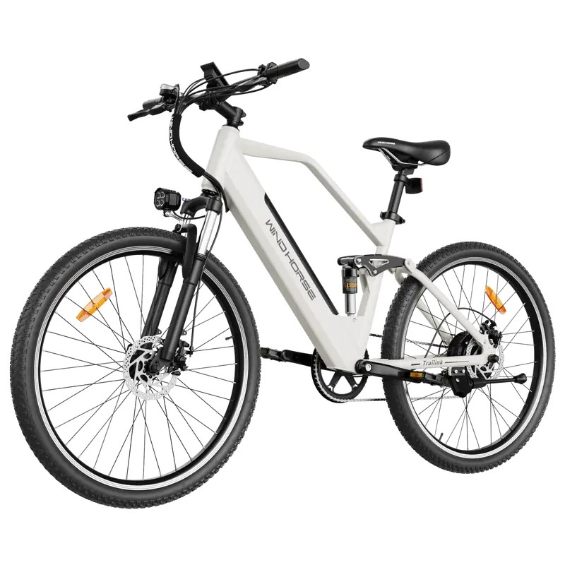 Windhorse F3 White Electric Mountain Bike 27.5in 1200W Full Suspension