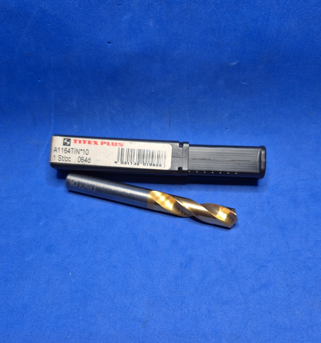 Titex Plus 10mm Solid Carbide Drill