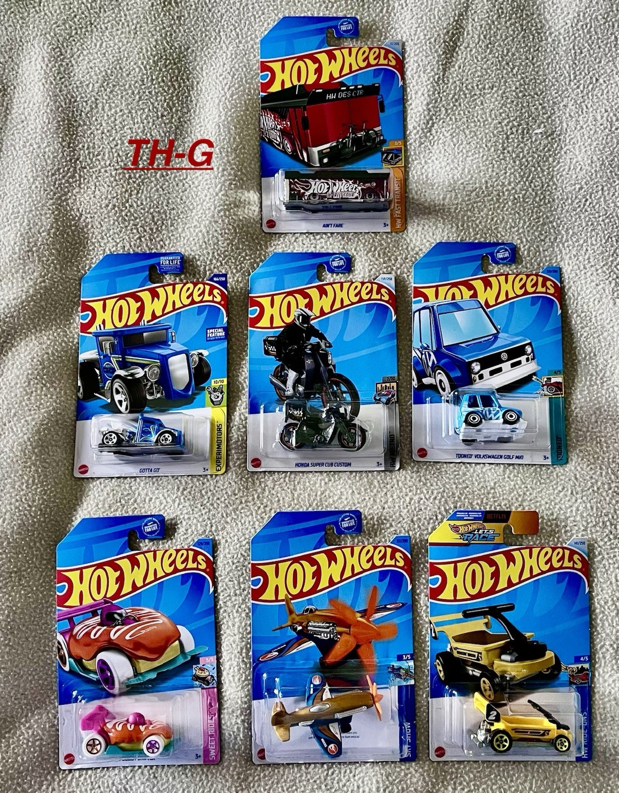 Hot Wheels Treasure Hunt 1:64 Diecast Car Lot of 7 🔥🏎️ Lot TH - G