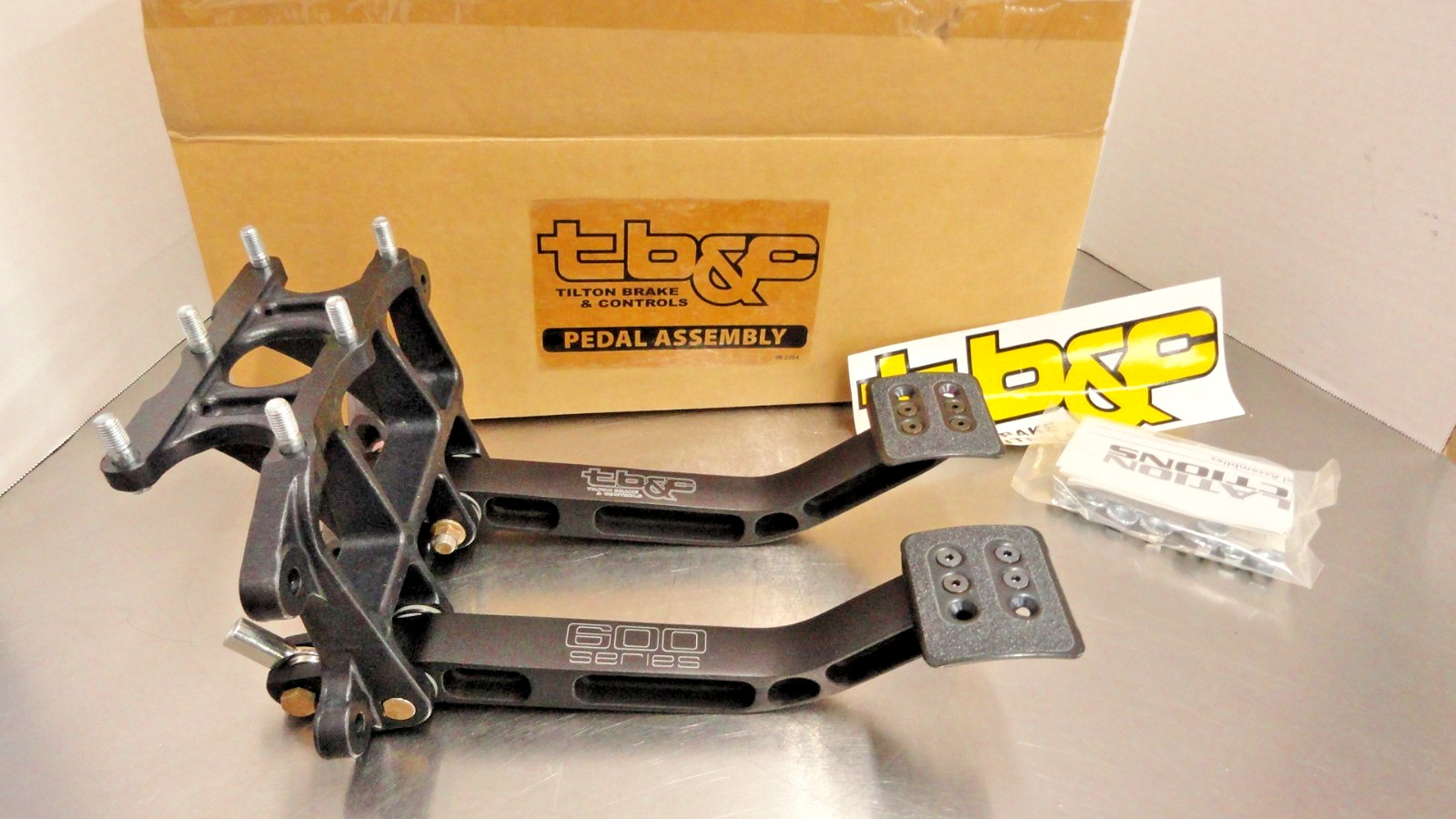 NOS Vintage Racing Tilton Aluminum Overhung Dual Pedal Brake Clutch 72-605 NOS Vintage Racing Tilton Aluminum Overhung Dual Pedal Brake Clutch 72-605