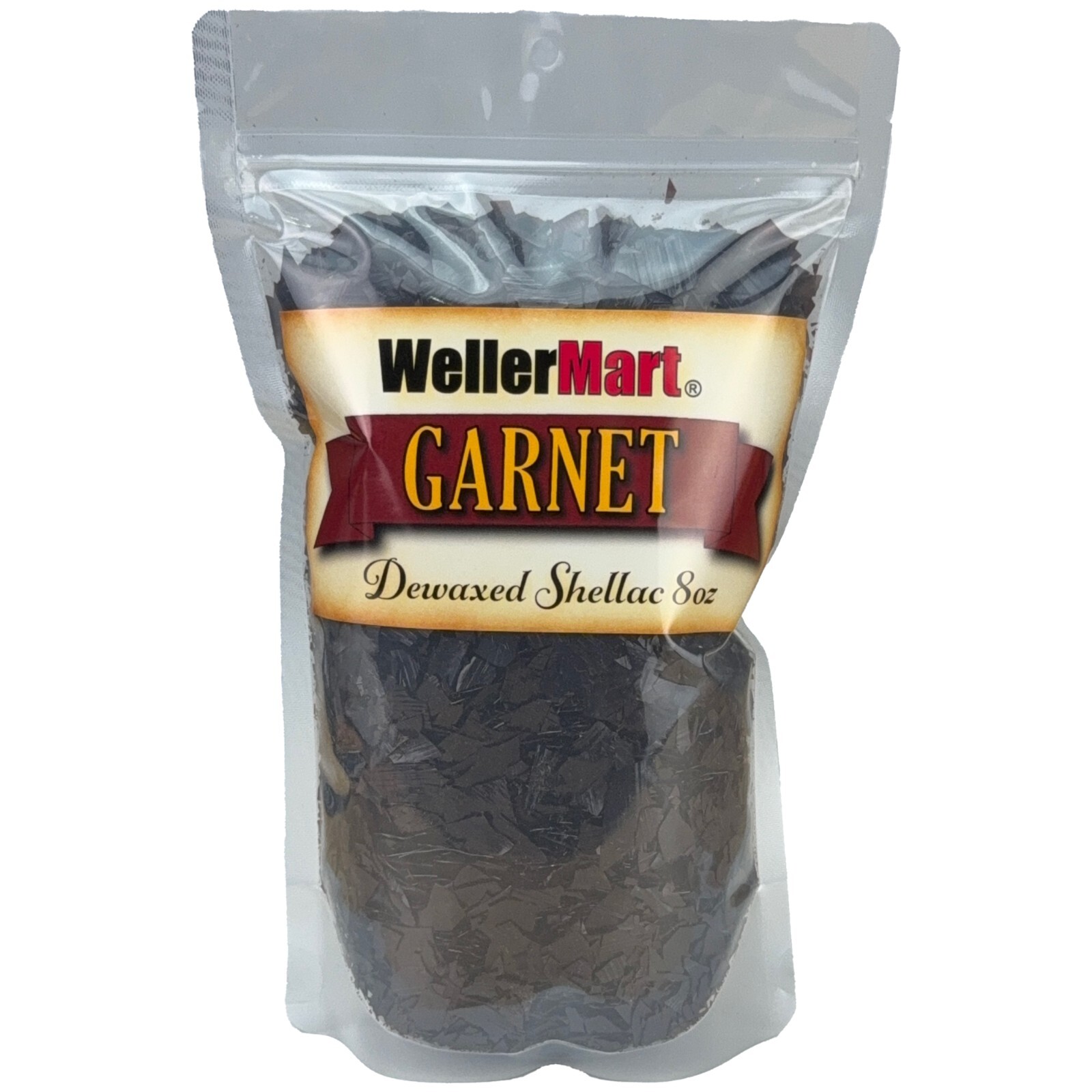 Dewaxed Garnet Shellac Flakes 1/2 lb, or 8 oz, Quality, Antique Restoration