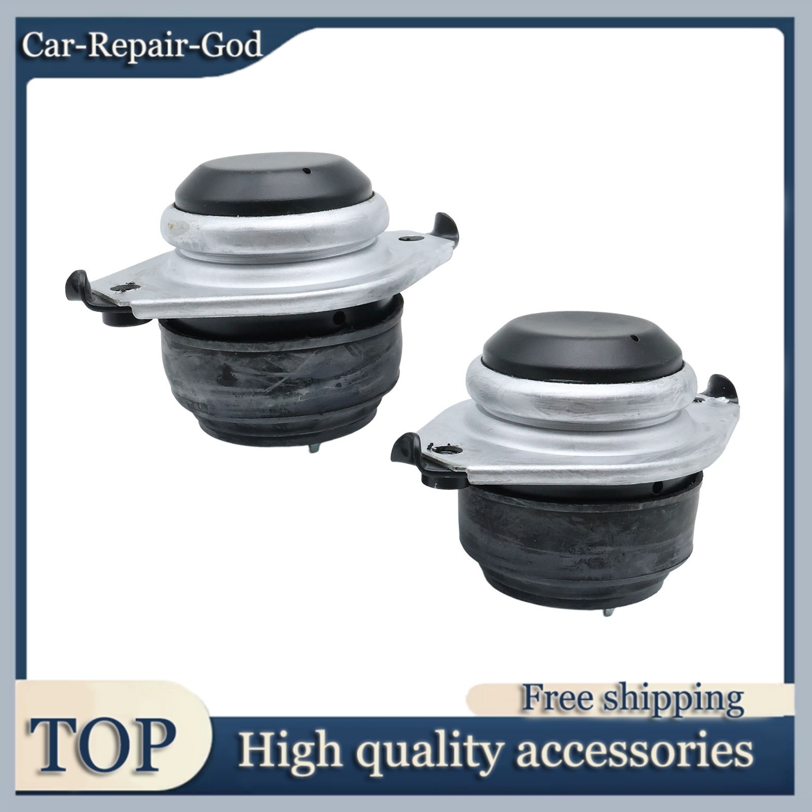 1Pair Engine Motor Mount 2512403517 For W164 ML300 ML350 4MATIC M272 Left Right