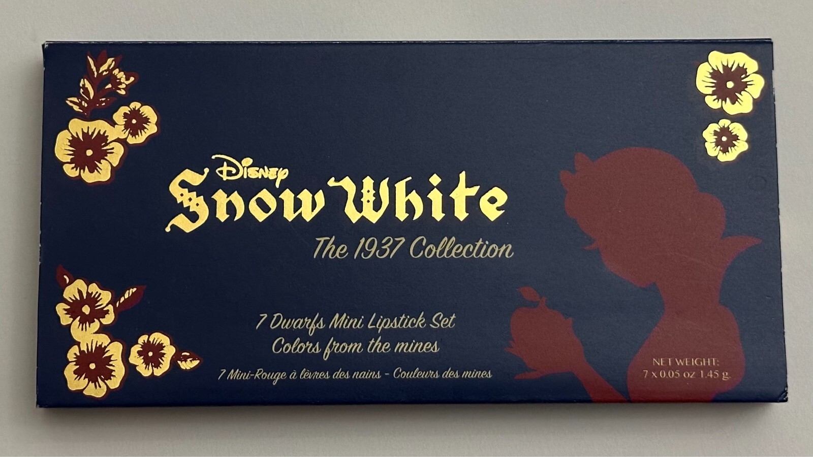 NIB BESAME Disney Snow White SUPER RARE COMPLETE SET 1937 LIPSTICK COLLECTION