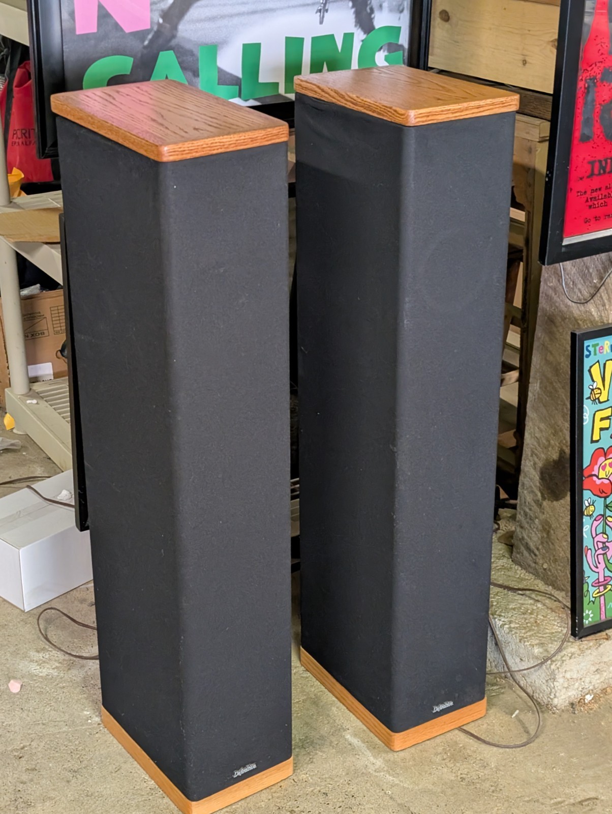 200W Definitive Technology BP-8 Floor-Standing Tower Speakers Refinished Wood 200W Definitive Technology BP-8 Floor-Standing Tower Speakers Refinished Wood