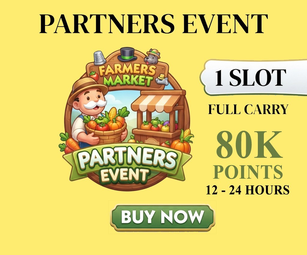 Mono-poly_go Partner_Event FARMERS MARKET_12-24 HOURS  FULL CARRY 1 SLOT | 2868