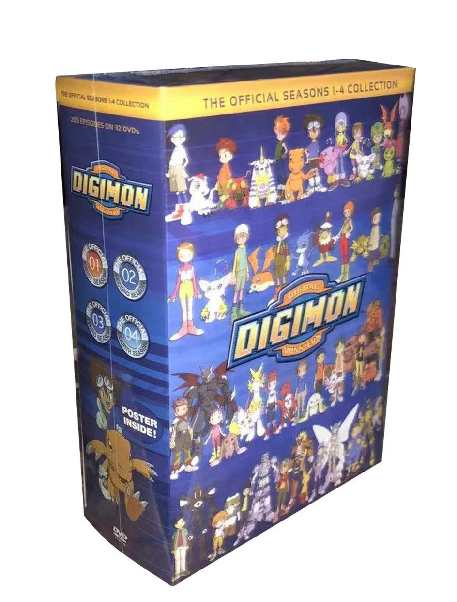 New-Digimon Digital Monsters TV Series Collection Seasons 1-4 (32D Box Set).. New-Digimon Digital Monsters TV Series Collection Seasons 1-4 (32D Box Set)..