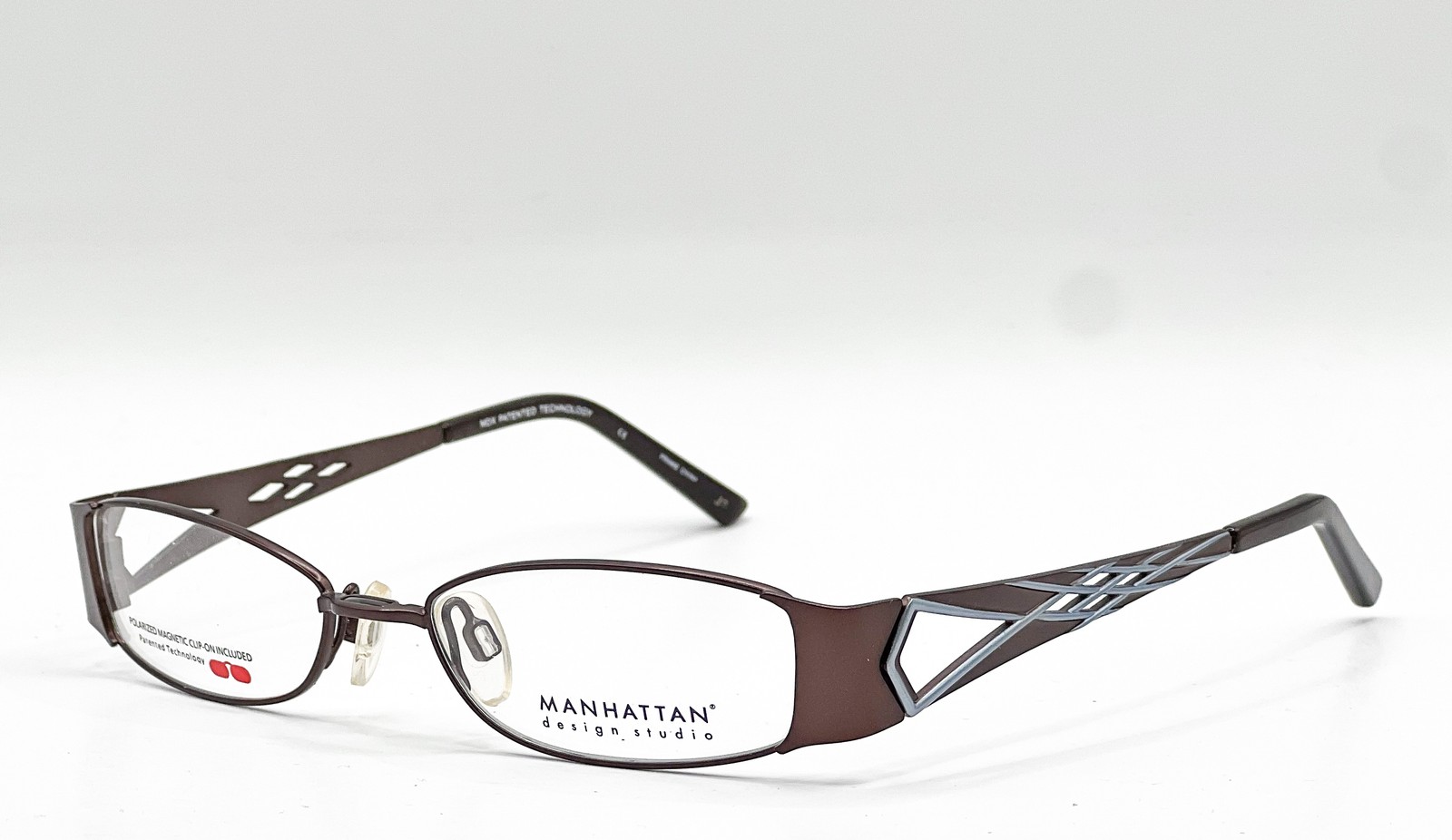 NEW MANHATTAN MDX S3196 010 BLACK BRONZE AUTHENTIC EYEGLASSES 49-16