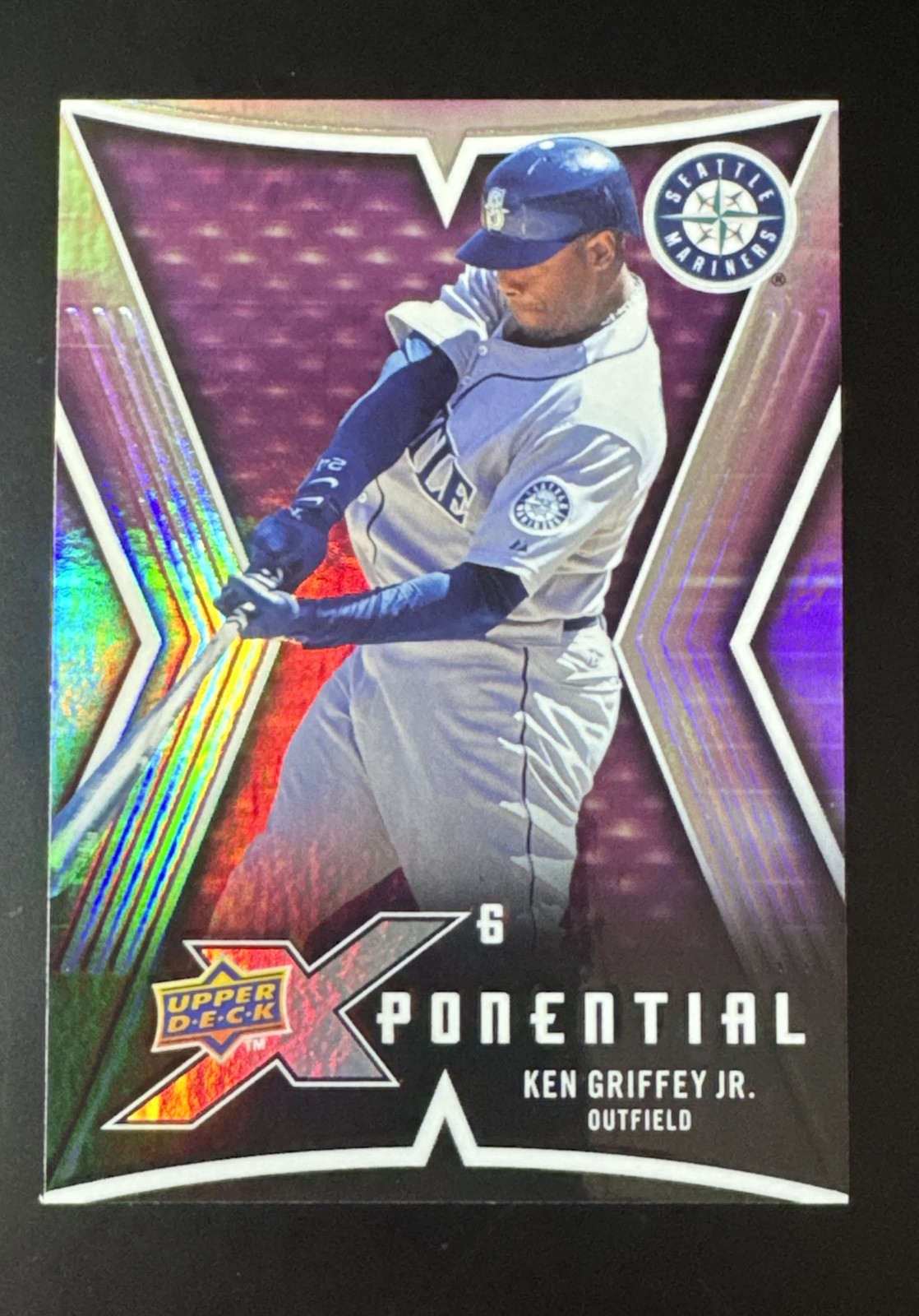 2009 Upper Deck X - Xponential 6 Ken Griffey Jr #X6-KG 2009 Upper Deck X - Xponential 6 Ken Griffey Jr #X6-KG