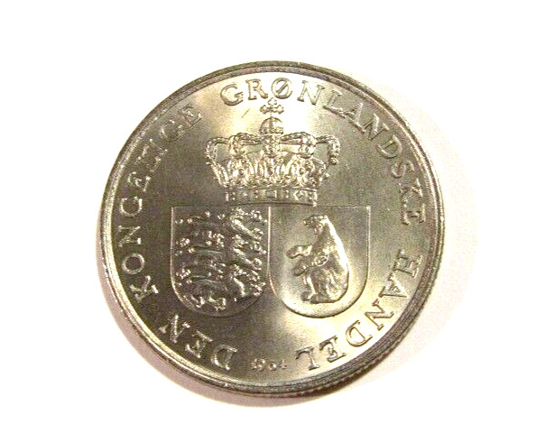 1964 Greenland 1 Krone unc Coin 1964 Greenland 1 Krone unc Coin