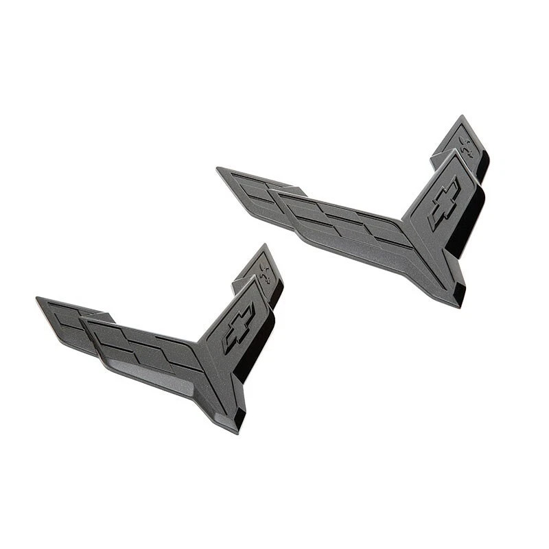2023-2027 Corvette Convertible Emblems 86563255 Carbon Flash Metallic