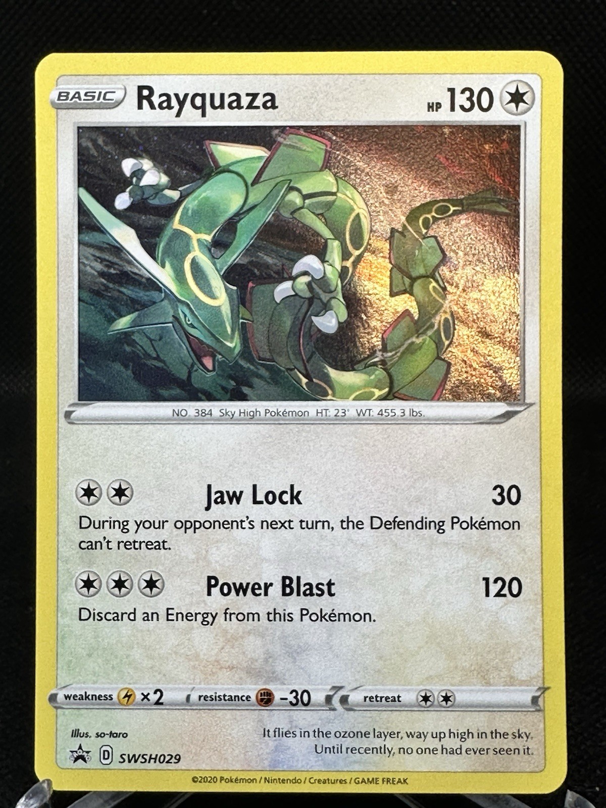 Rayquaza SWSH029 SWSH: Sword & Shield Promo Card Rayquaza SWSH029 SWSH: Sword & Shield Promo Card