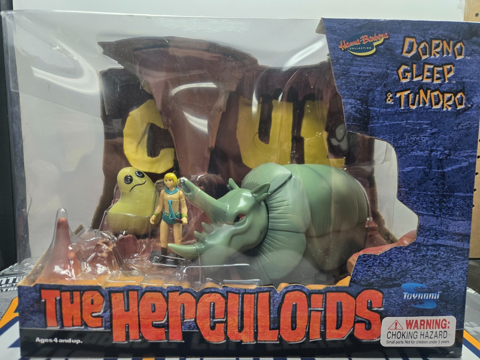 Herculoids Toynami Hanna Barbera Figure Lot Tara Igoo Dorno Tundro MIB