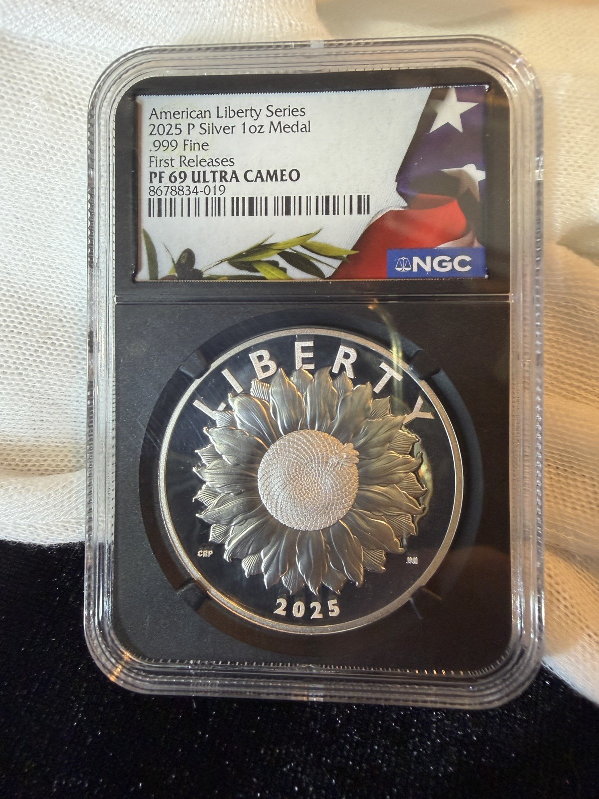 2025 Silver American Liberty Medal 1oz NGC PF69 Ultra Cameo First Releases
