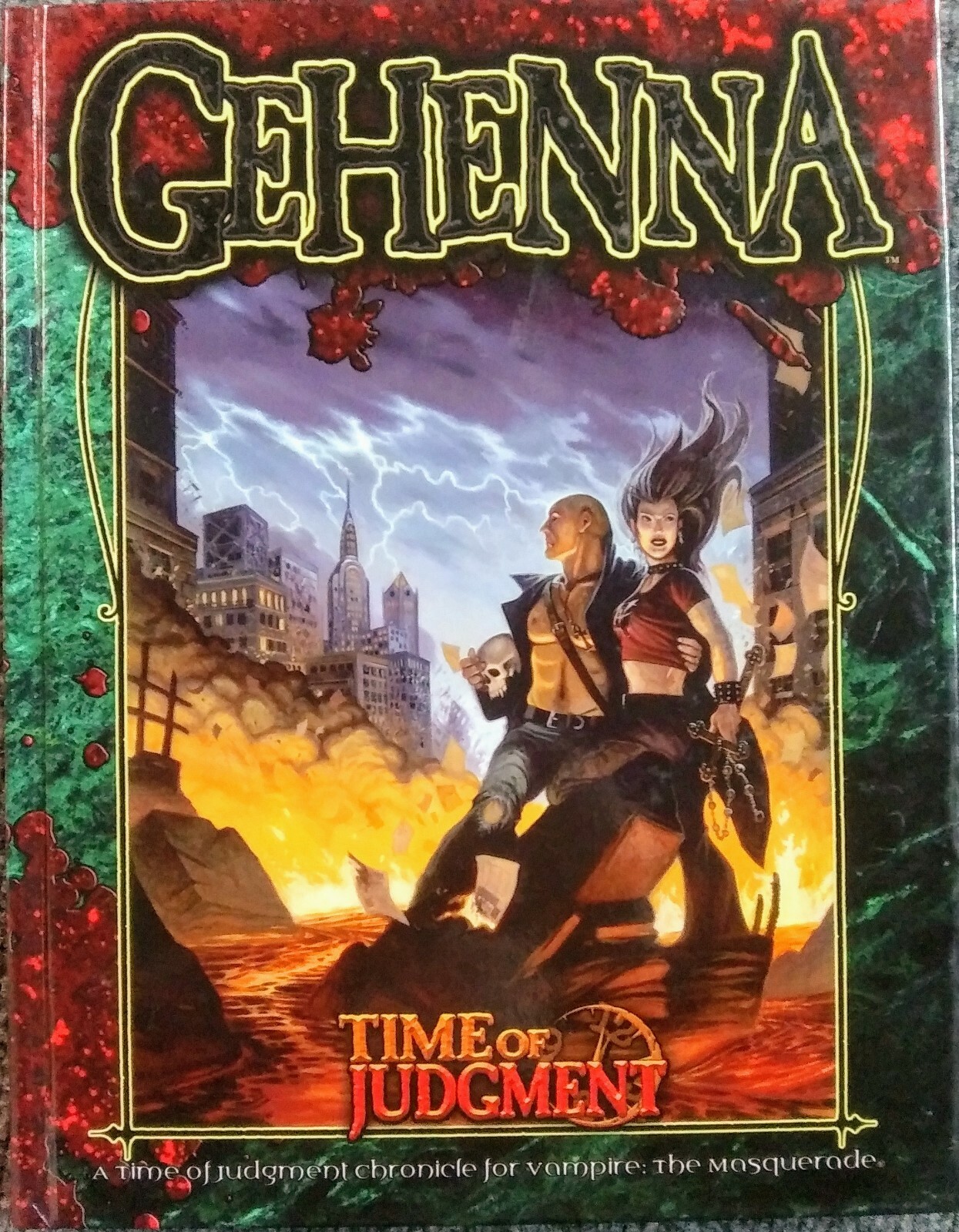 Vampire the Masquerade: Gehenna Time of Judgement HC New Horror RPG White Wolf 