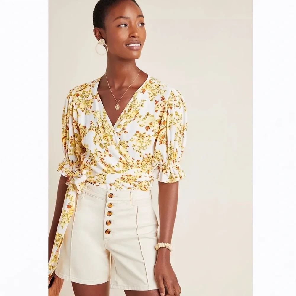 Faithfull the Brand Mali Wrap Top Faithfull the Brand Mali Wrap Top