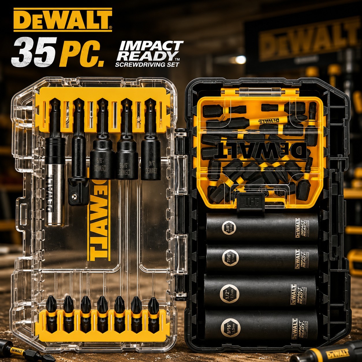 DEWALT 35-Piece Impact Ready Screwdriving Set