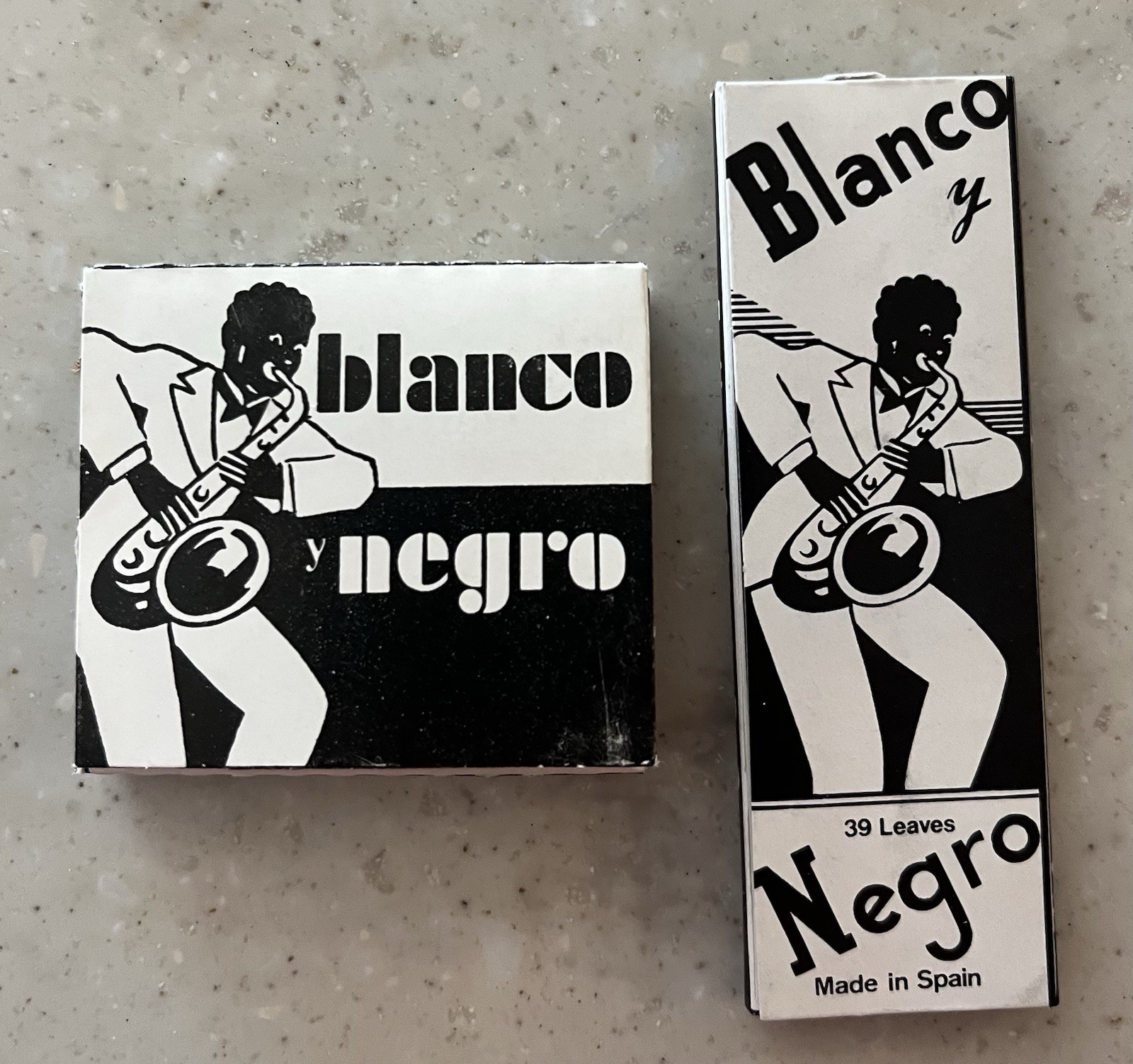 Scarce Unused 1970s BLANCO Y NEGRO Spain Rolling Paper Packs Scarce Unused 1970s BLANCO Y NEGRO Spain Rolling Paper Packs