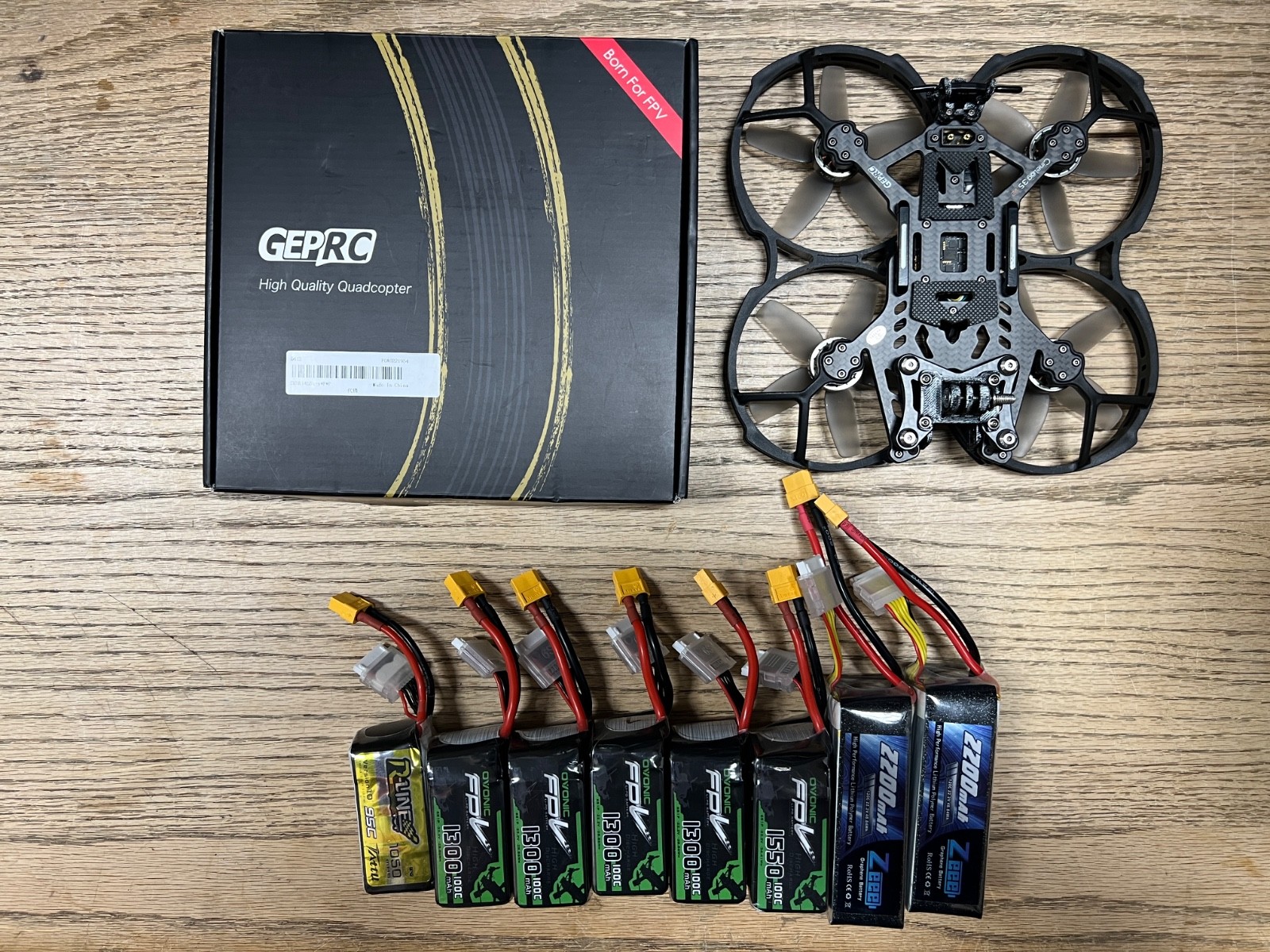 GepRC Cinelog 35 v2 ELRS. Working, no camera. Lots of Parts & Batteries