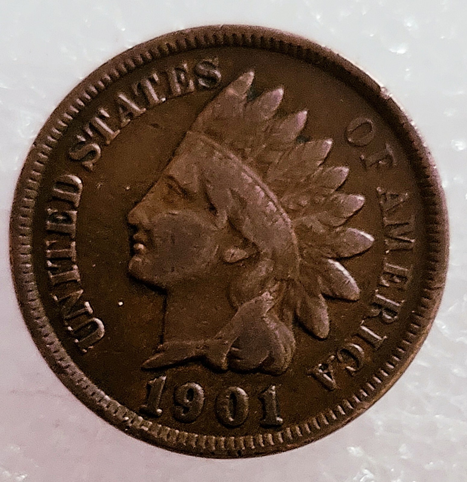 1901 U.S Indian Head Cent Penny 1901 U.S Indian Head Cent Penny