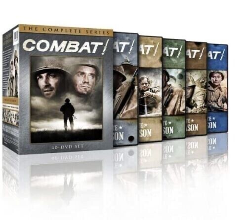COMBAT THE COMPLETE SERIES SEASONS 1-5 (DVD, 2013, 40-Disc Set) COMBAT THE COMPLETE SERIES SEASONS 1-5 (DVD, 2013, 40-Disc Set)