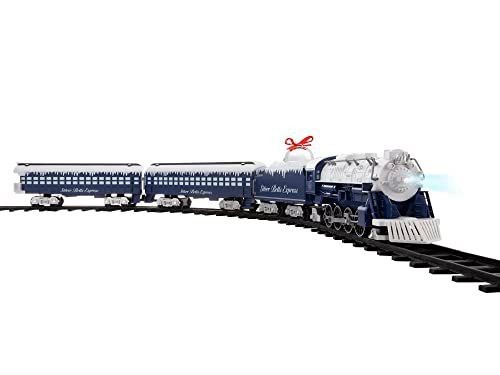 Lionel Battery-Operated Silver Bells Express Toy Train Set with Locomotive Lionel Battery-Operated Silver Bells Express Toy Train Set with Locomotive