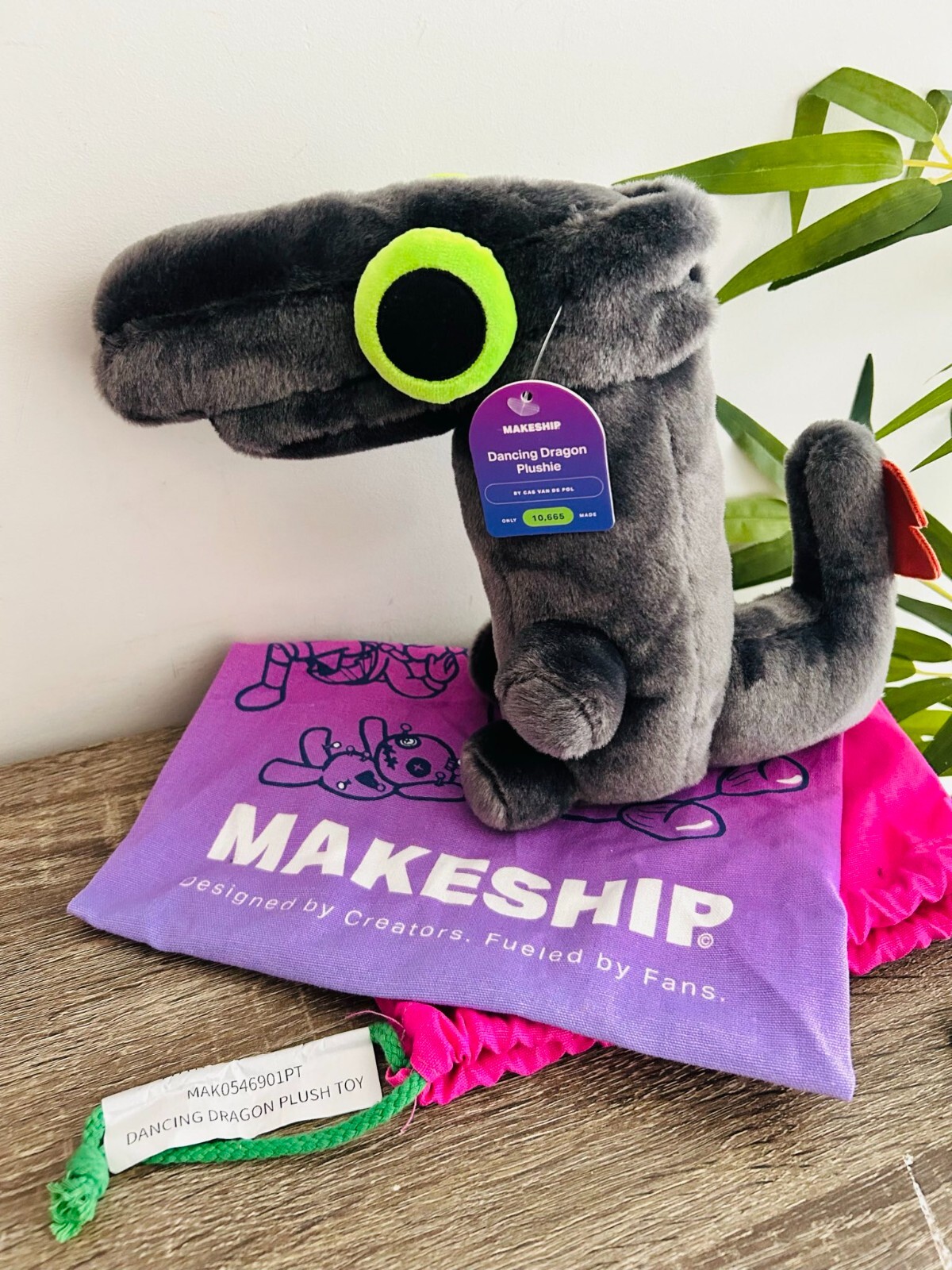 IN HAND Makeship Dancing Dragon Plushie | Cas van de Pol | FREE TRACKED POSTAGE