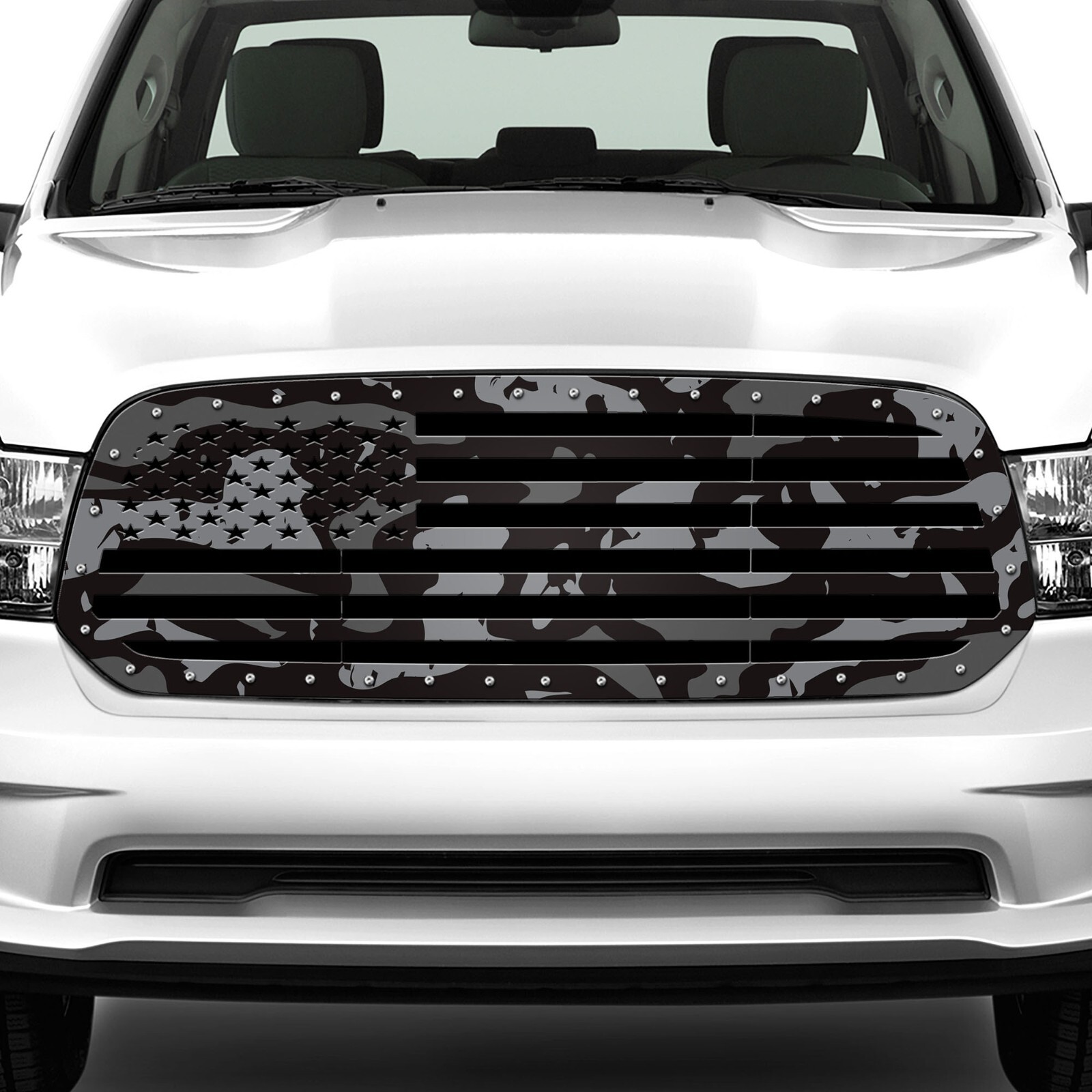 300 INDUSTRIES Custom Aftermarket Grille for 13-18 Ram 1500 Truck USA SUBDUED PR