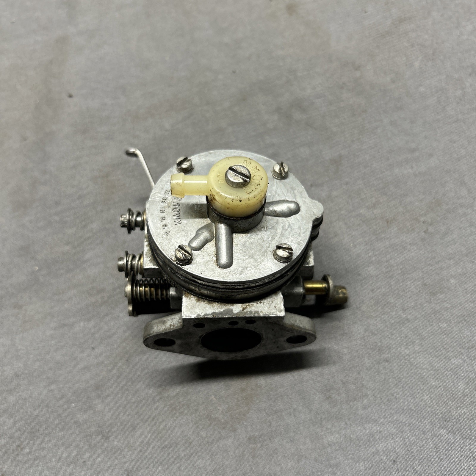 BROWN CARBURETOR 7-CP FOR HOMELITE ZIP & WIZ (FOR PARTS/REBUILD)