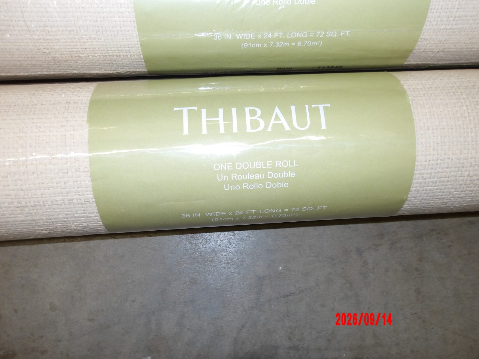Thibaut - 2 double rolls Thibaut - 2 double rolls