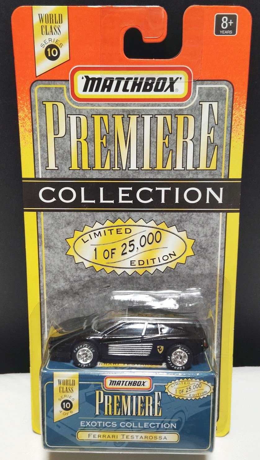 New 1998 Matchbox Premiere Collection World Class Series 15 Ferrari 456 GT black