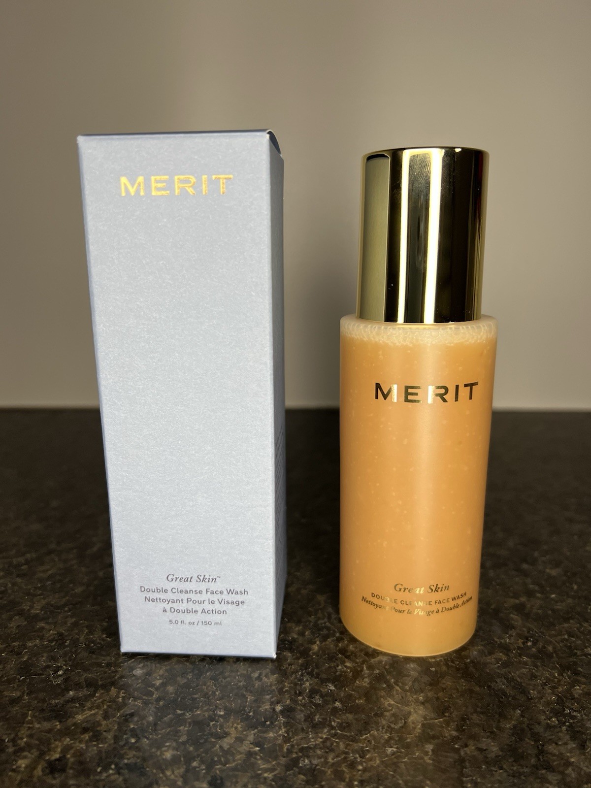 MERIT Great Skin Double Cleanse Face Wash 5.0 fl oz / 150 ml - BRAND NEW IN BOX MERIT Great Skin Double Cleanse Face Wash 5.0 fl oz / 150 ml - BRAND NEW IN BOX