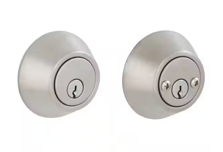 Schlage VD62 V 619 Satin Nickel Double Cylinder Deadbolt