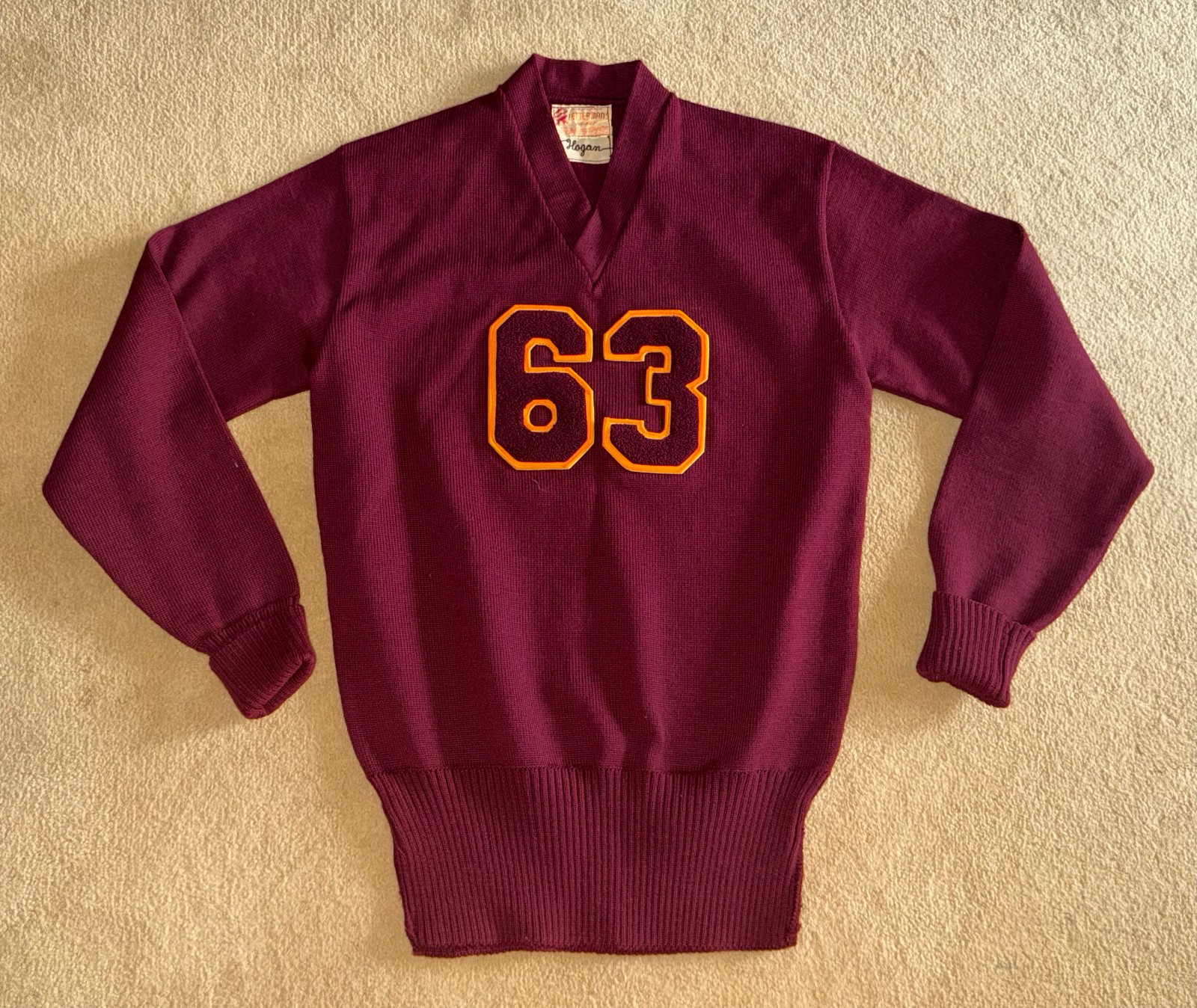 50\'s Vintage University of Southern California Trojans Letterman College Sweater